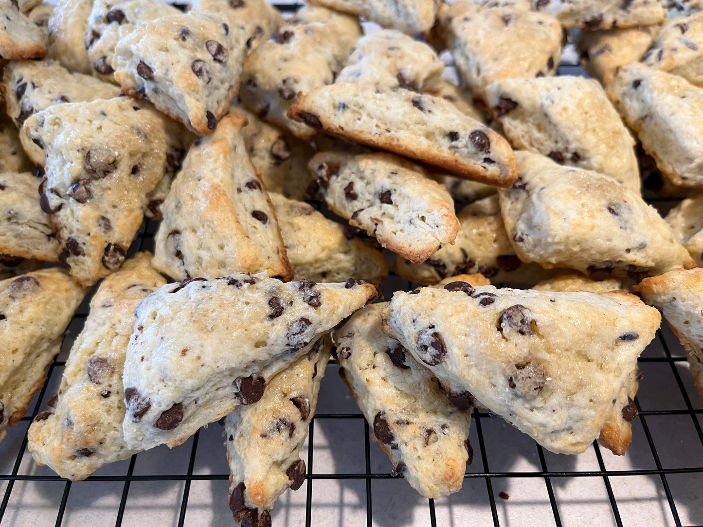 Mini Lavender Chocolate Chip Scones